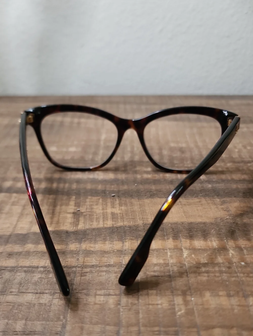 Burberry Cat Eye Eyeglass Frames Tortoiseshell Brown Amber Women's BB2323